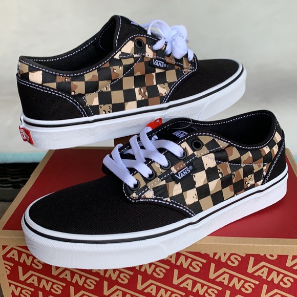 VANS ATWOOD CAMO CHECK BLACK/WHITE WMNS - Picture 8 of 15